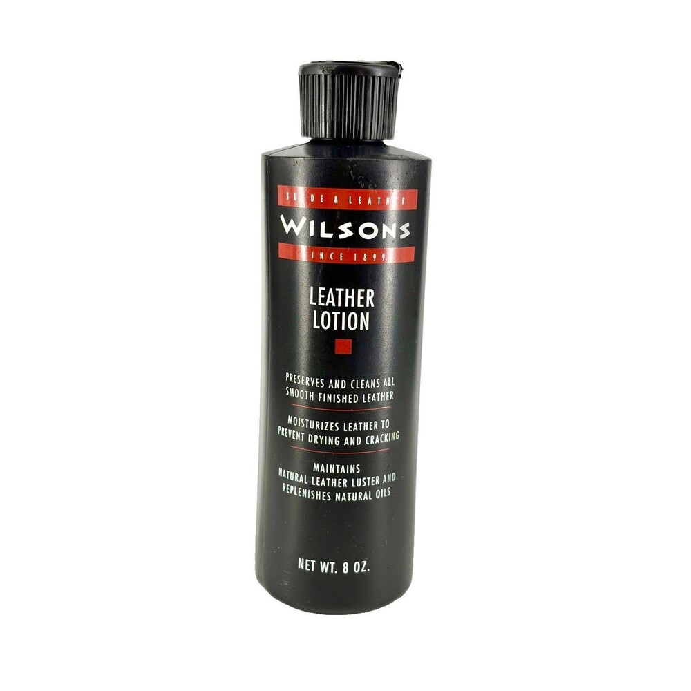 Wilsons Leather Lotion 8 Fl Oz New Clean Polish Preserve Leather Items